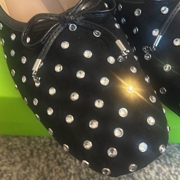 Like new Sam Edelman, leather and suede sparkle flat - Picture 3 of 16